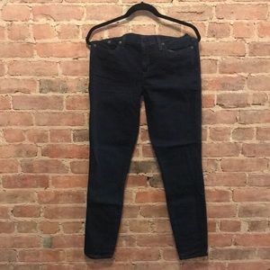 NWT Jcrew toothpick jeans in dark rinse